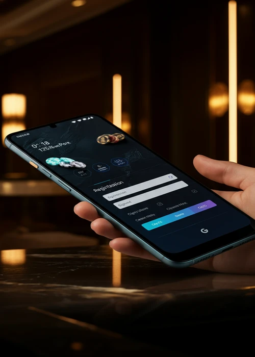 Interface du formulaire d'inscription Brutal Casino, épurée et sécurisée, invitant les nouveaux joueurs à créer leur compte rapidement.